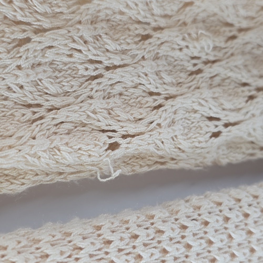 4SI3NNA Cream Knit Dress with Bell Sleeves - Picture 11 of 12
